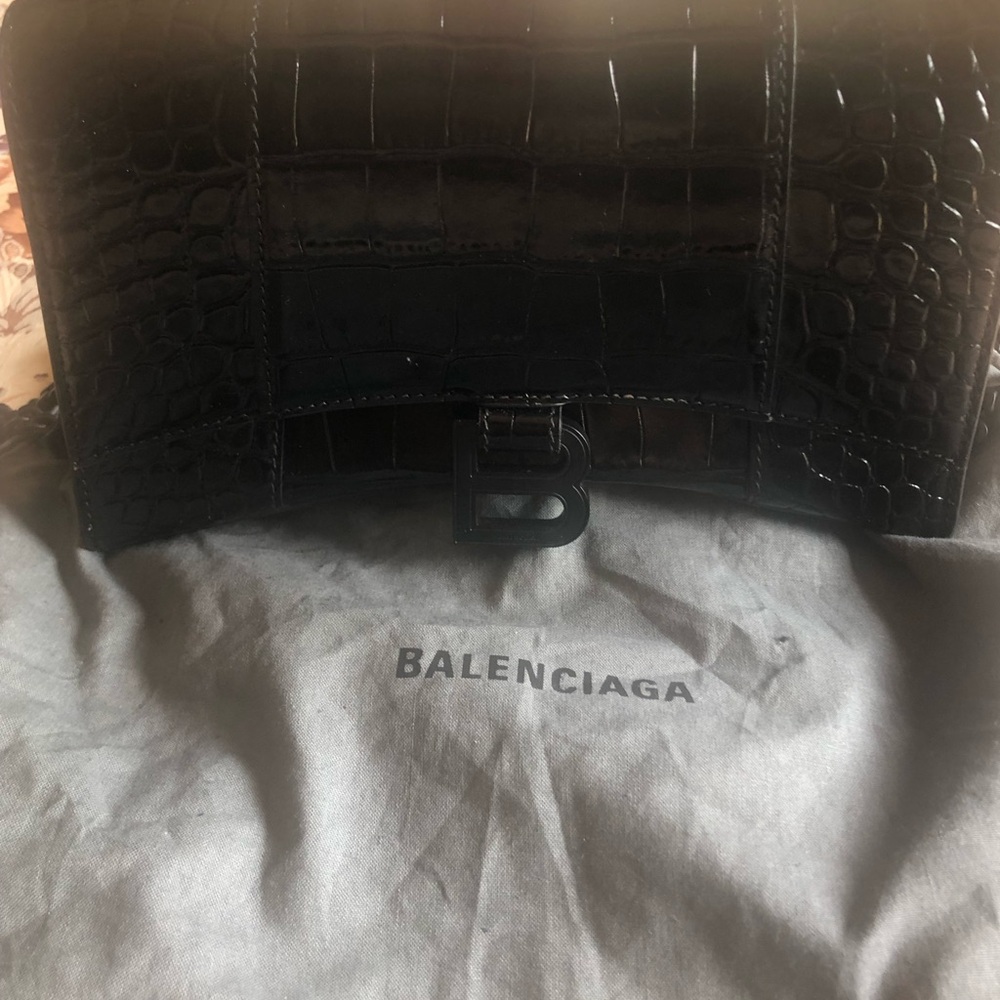 Black Balenciaga Hourglass Bag - Picture 2 of 9